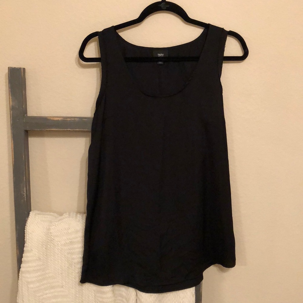 Black tank top